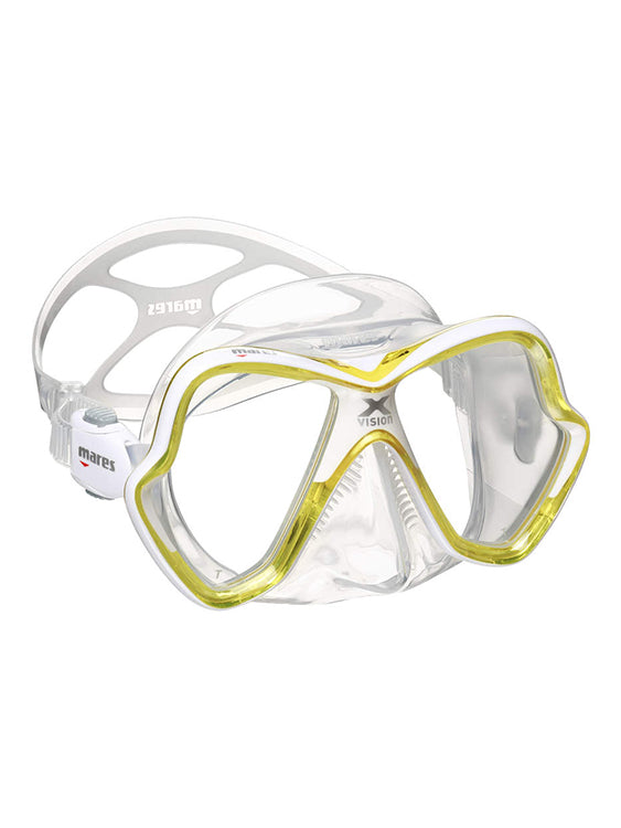 Mares X Vision Scuba Diving Mask - High-Performance Snorkeling & Freediving Gear for Clear Underwater Vision | Perfect for Ocean Exploration, Spearfishing, and Marine Photography