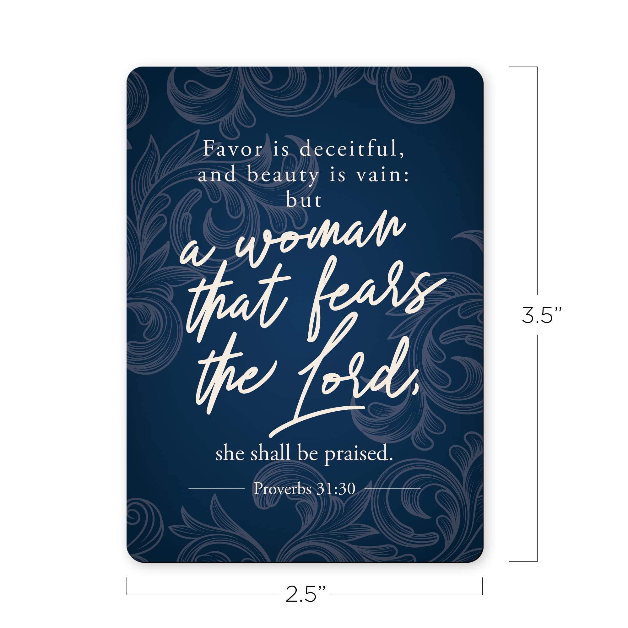 Bulk Set of 5 Inspirational Christian Fridge Magnets - Motherhood Scripture Bible Verse Tokens for Women, Perfect Mothers Day Gifts for Whiteboards, Classrooms & Bible Memorization - Ideal for Home Decor, Office Inspiration & Sunday School Teaching