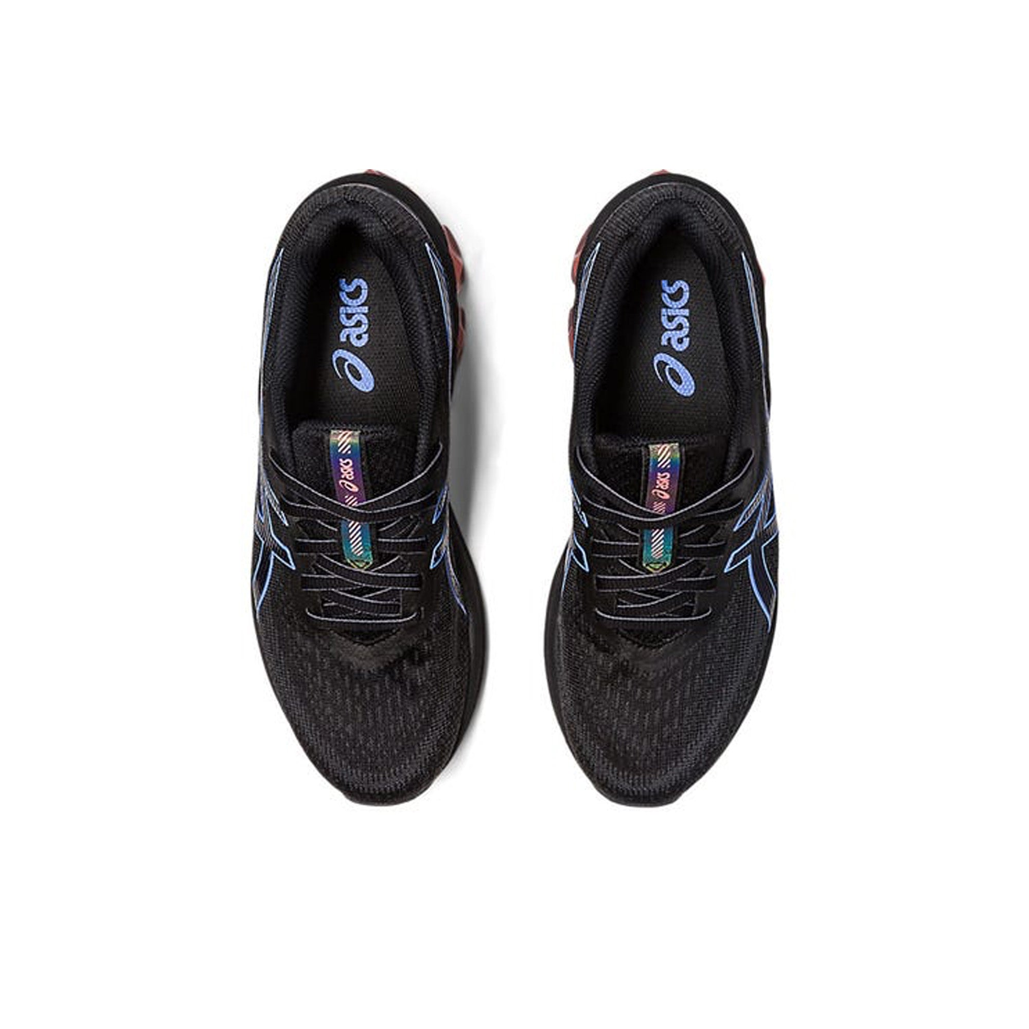ASICS Gel Quantum 180 VII Running Shoes for Men - Black/Periwinkle Blue - Lightweight Cushioned Sneakers for Jogging, Gym Workouts & Daily Wear