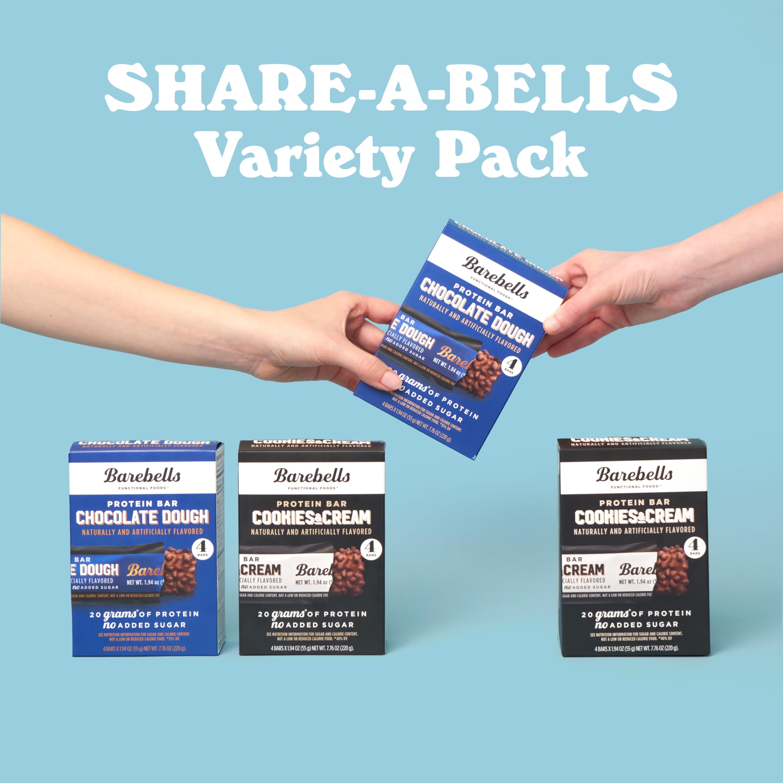 Barebells High Protein Bars Variety Pack - 16 Count (1.9oz Each) | 20g Protein, Low Sugar (1g) | Chocolate Flavored Protein Snacks for Fitness, Weight Loss & Post-Workout Recovery