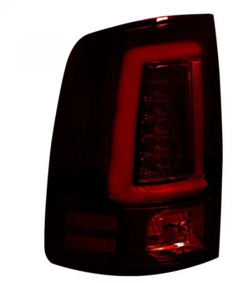 Dodge RAM 1500 Classic Body 2009-2024 LED Tail Lights - Dark Red Smoked Lens - Direct Replacement for OEM Halogen - Perfect for Night Driving & Enhanced Visibility