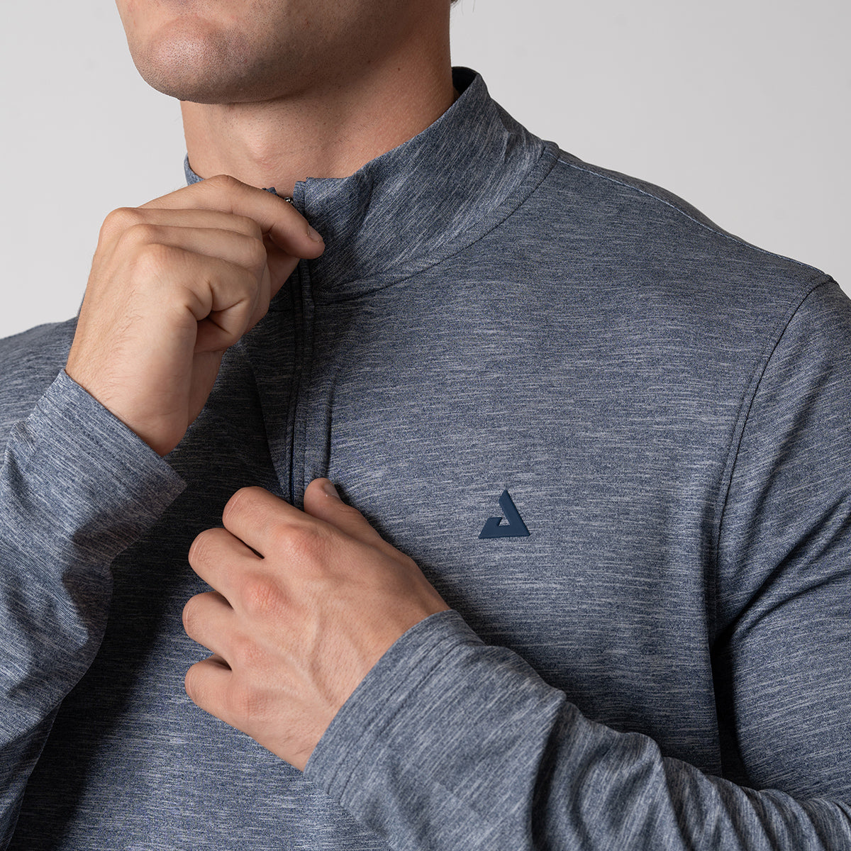 Men's Quarter Zip Pullover Sweater - Lightweight Fleece Jacket for Casual & Outdoor Wear | Perfect for Hiking, Work & Everyday Use