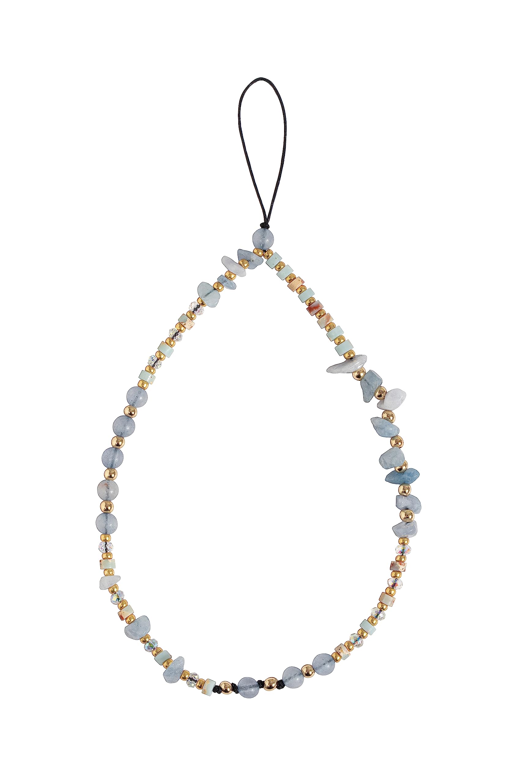 BettDecor Aesthetic Phone Charm - Natural Quartz & Miyuki Seed Beads Phone Chain Strap - Durable, Stylish Phone Wrist Strap for Keys, Wallets & Personal Items - Perfect for Everyday Use, Gifts & Fashion Accessories
