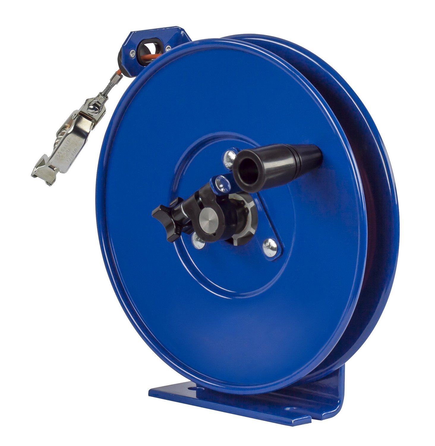 SDH-200 Static Discharge Hand Crank Cable Reel with 200-Foot Cable | Industrial-Grounding Solution for Construction Sites & Workshops
