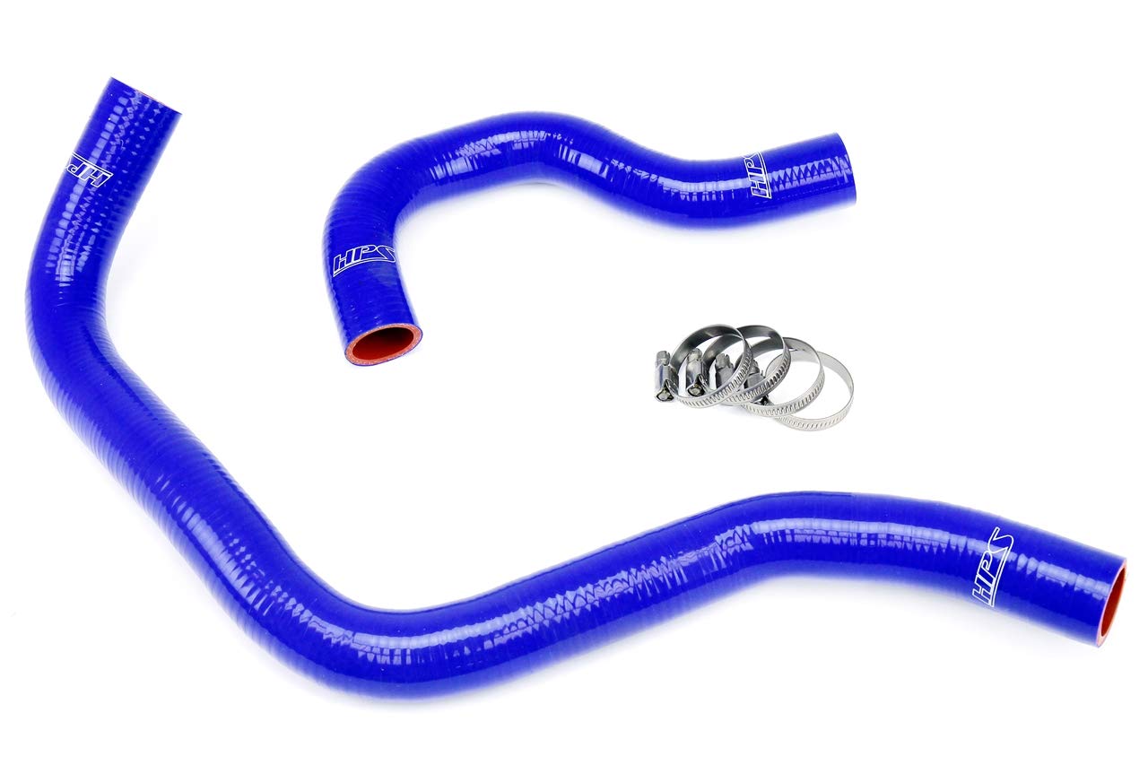 HPS 57-1002-BLUE High Performance Silicone Radiator Coolant Hose Kit - Compatible with Most Vehicles, Durable & Heat Resistant - Perfect for Car Upgrades, Racing & Off-Road Use