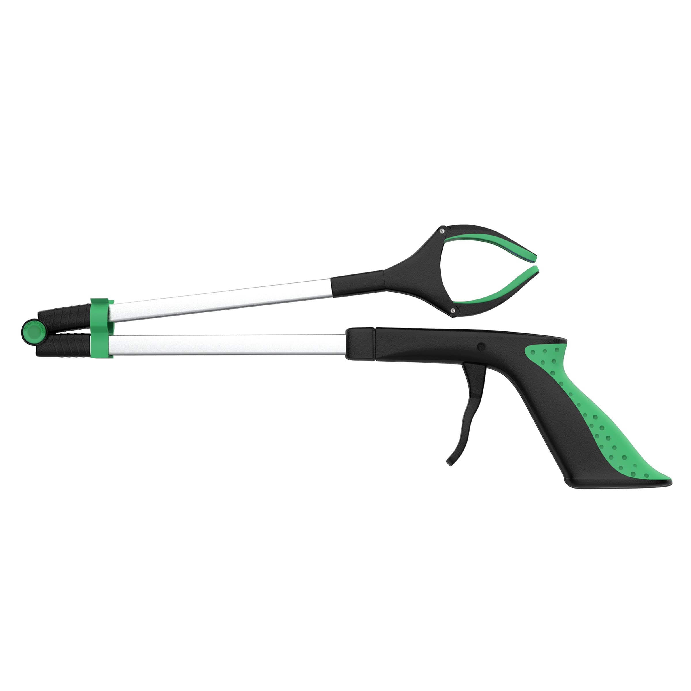 32-Inch Foldable Grabber Reacher with Non-Slip Rubber Grip - Lightweight Trash Picker Tool for Elderly & Mobility Assistance - Ideal for Gardening, Cleaning, and Hard-to-Reach Areas - Bluestone