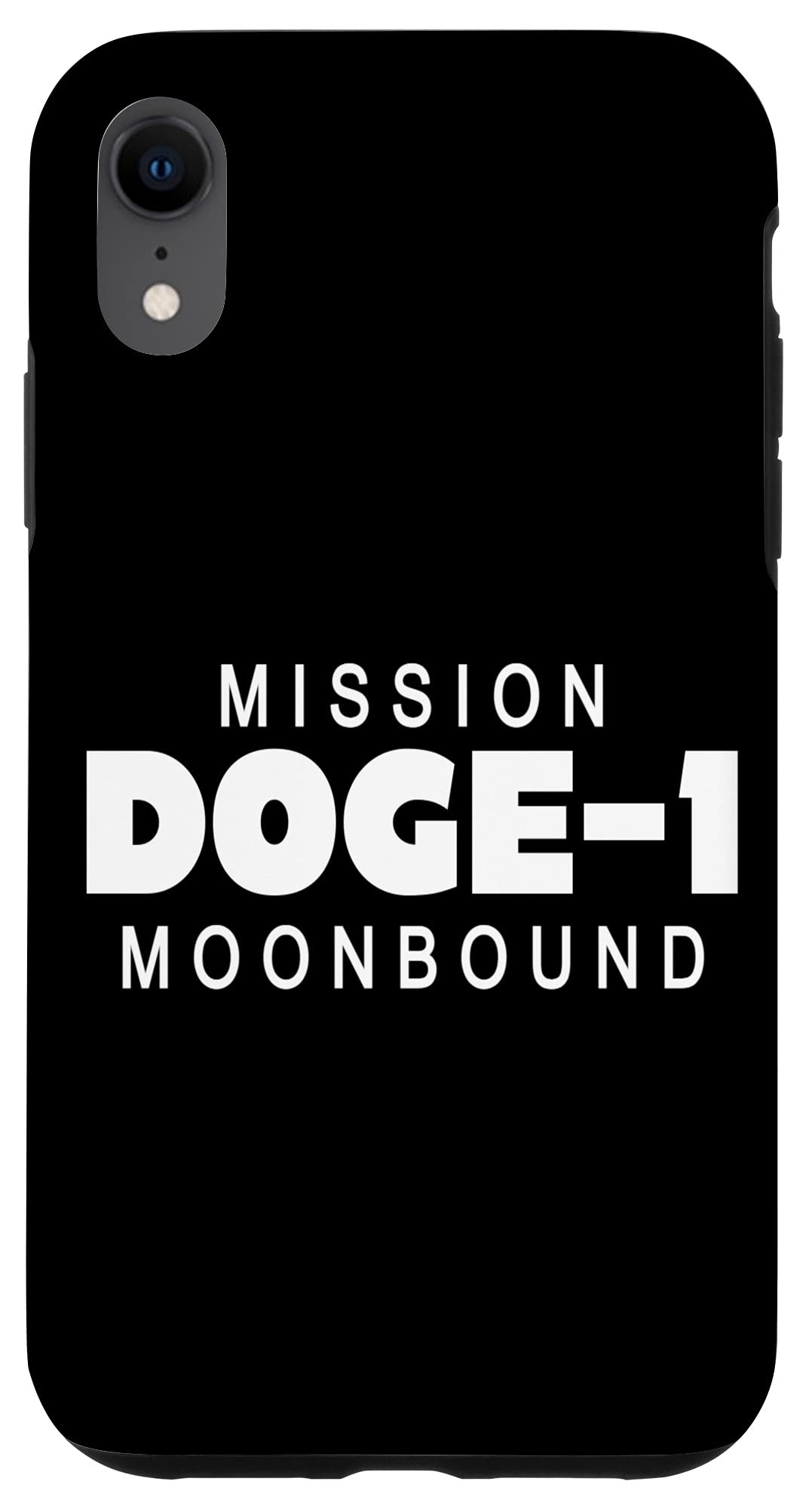 iPhone XR Moonbound Mission Doge-1 Case - Space-Themed Protective Phone Cover for iPhone XR - Perfect for Space Enthusiasts & Dogecoin Fans