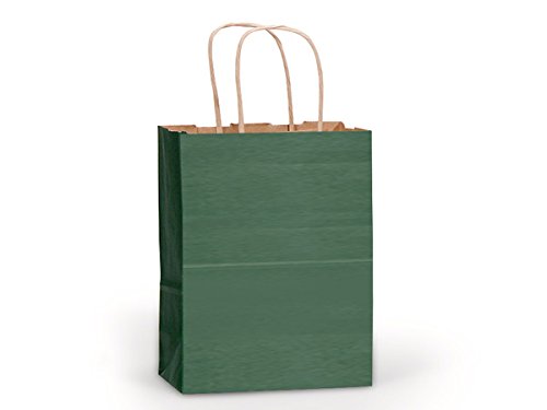 Eco-Friendly 100% Recycled Kraft Tint Shopping Bags - 8x4.75x10.25 Inches (250 Pack) | Sustainable Bulk Grocery Bags for Retail Stores, Farmers Markets & Gift Wrapping