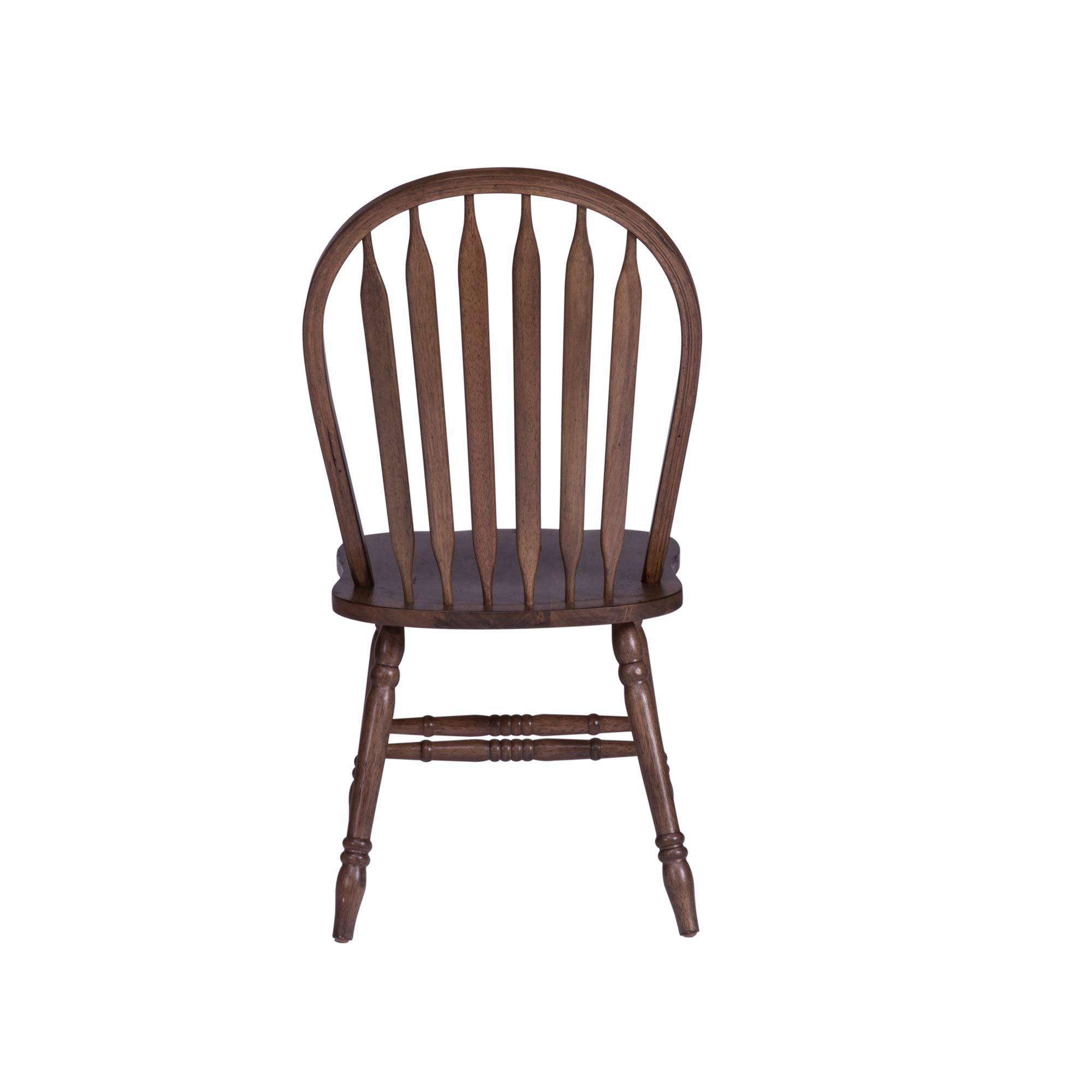 Liberty Furniture Industries Windsor Side Chair Set of 2 - Solid Wood Dining Chairs for Kitchen, Dining Room & Office - Traditional Style Home Decor
