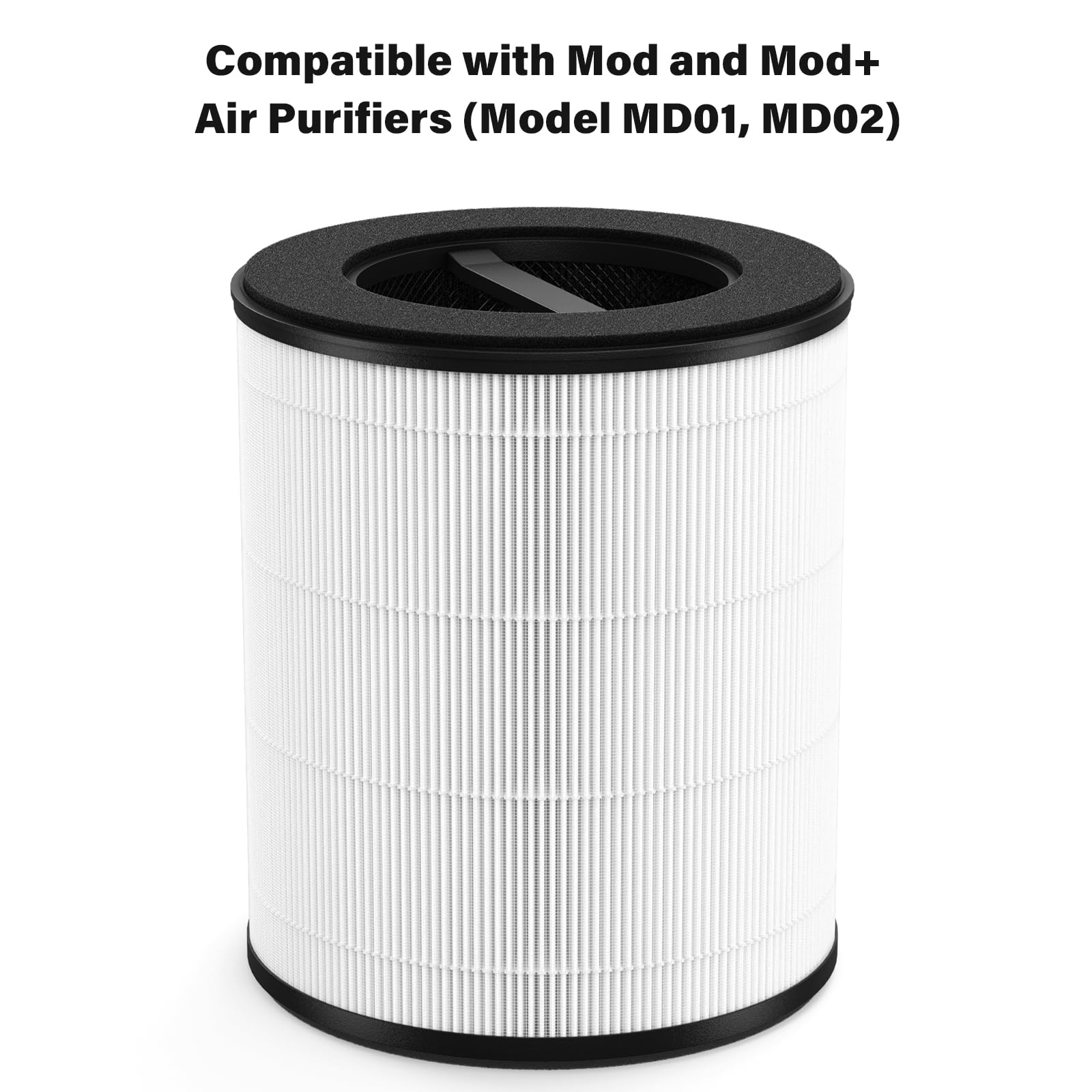 True HEPA Replacement Filter Compatible with Mod/Mod+ Air Purifier - High Efficiency 3-in-1 HEPA, Carbon & Pre-Filter - 1 Pack - Perfect for Allergies, Dust & Pet Dander Removal in Bedrooms & Living Rooms