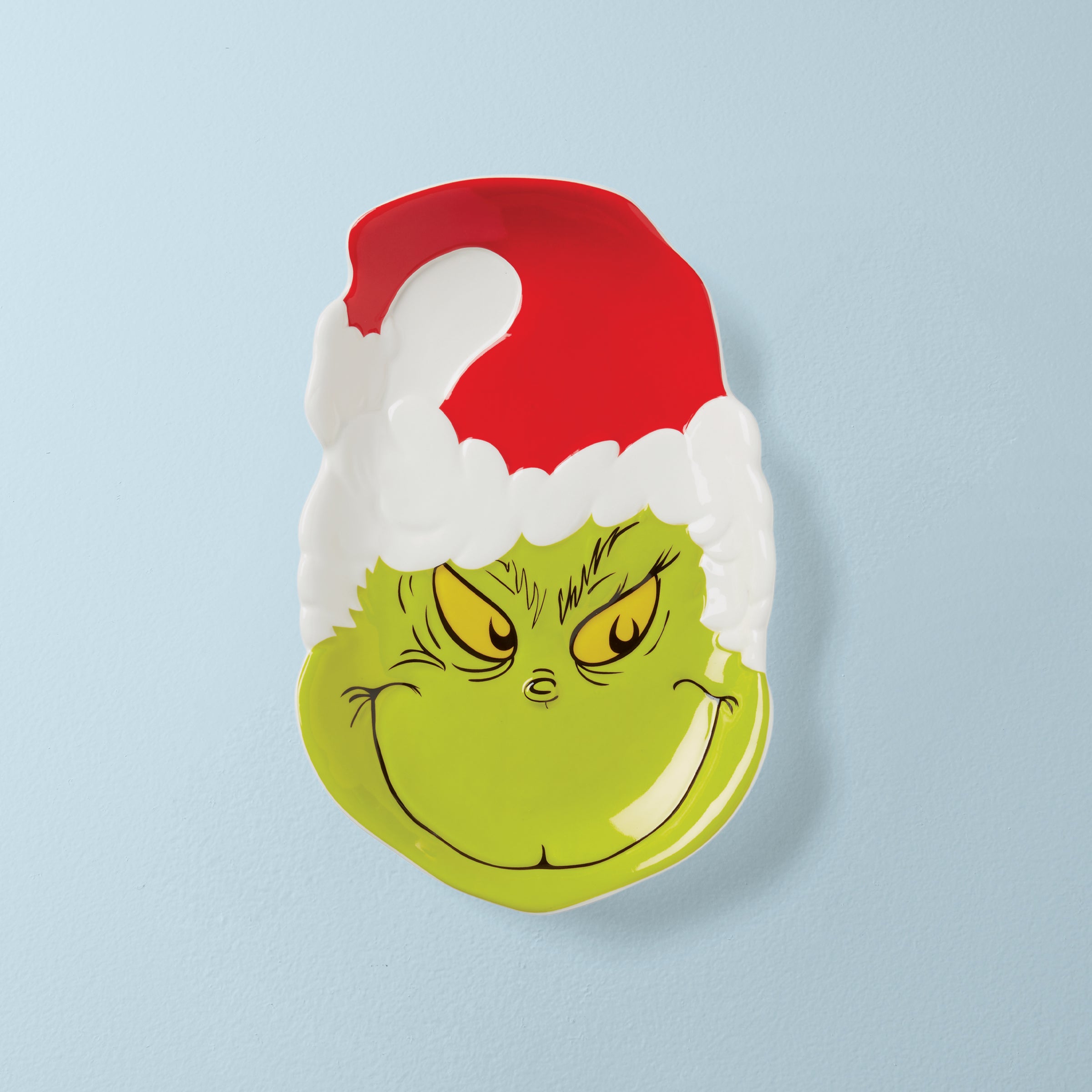 Festive Grinch Christmas Candy Dish - Holiday Candy Bowl for Parties, Decor & Gifting - Perfect for Christmas Decorations, Office Treats & Home Entertaining