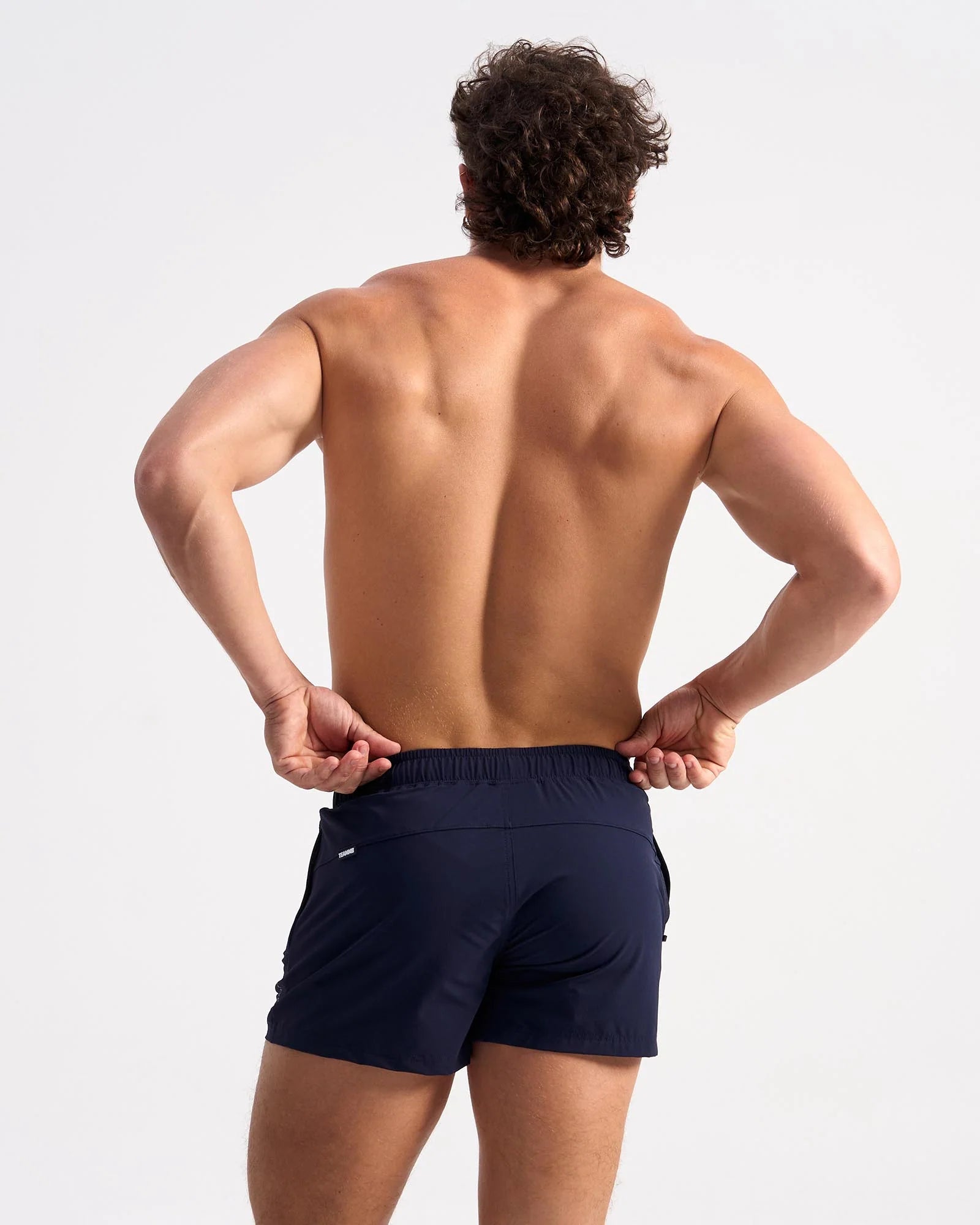 Teamm8 Bolt 3 Shorts - Navy Blue Athletic Running Shorts for Men | Lightweight Quick-Dry Workout Shorts with Pockets | Perfect for Gym, Jogging & Outdoor Sports