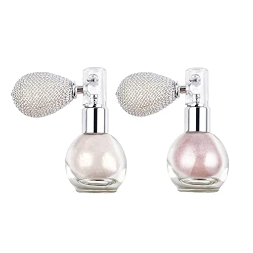 C-LARSS Highlighter Powder Spray - Glitter Makeup for Face & Body, Party & Photo Shoots