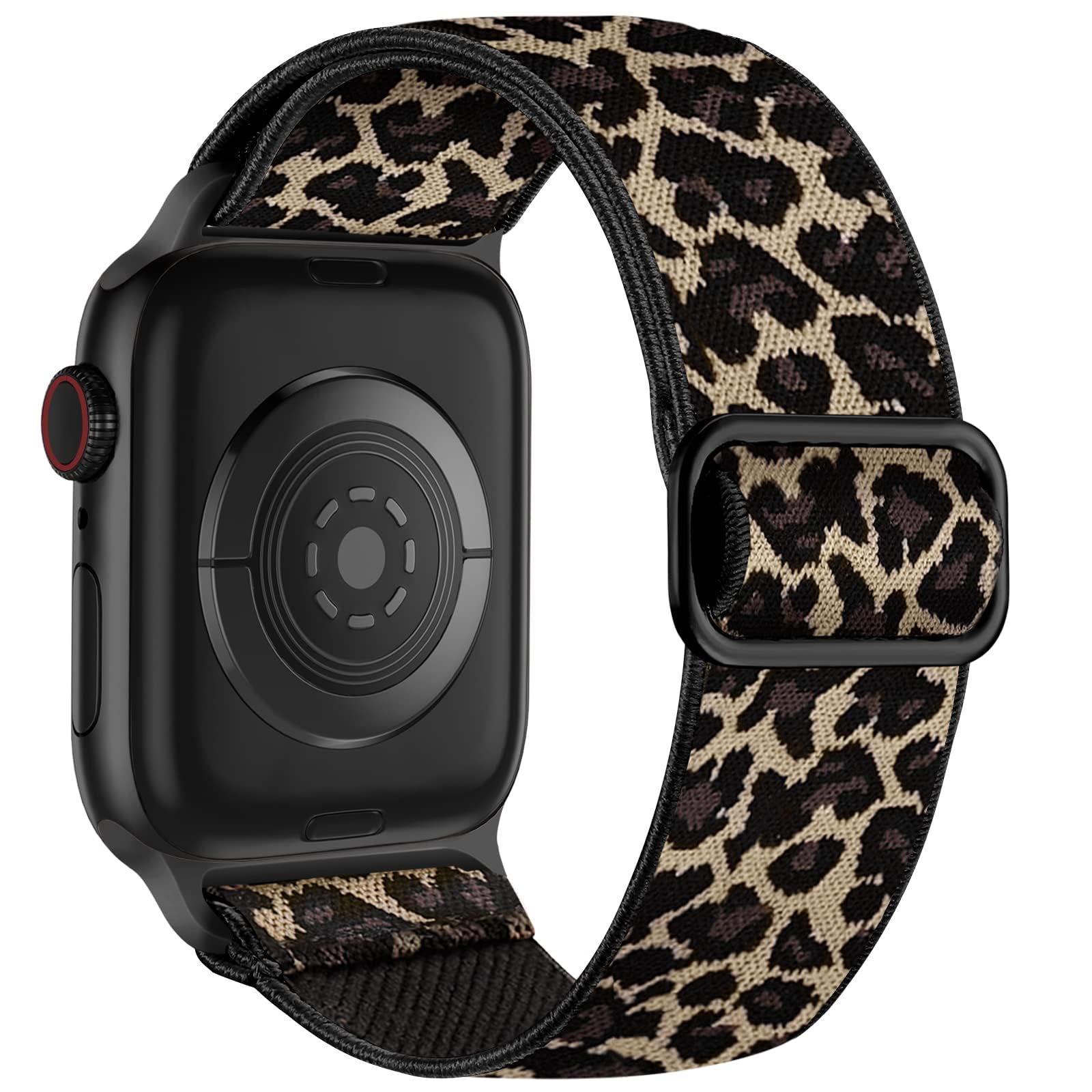 Lerobo Stretchy Solo Loop Band Compatible with Apple Watch Series 10/9/8/7/6/5/4/3/2/1/SE - 38mm 40mm 41mm 42mm Women's Elastic Sport Strap - Perfect for Workouts, Running & Everyday Wear