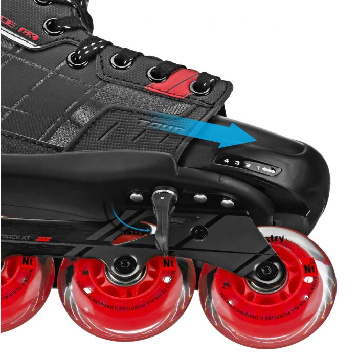 GX Youth Roller Hockey Skates - Lightweight & Adjustable for Kids - Perfect for Indoor & Outdoor Hockey Games, Rink Skating & Sports Training