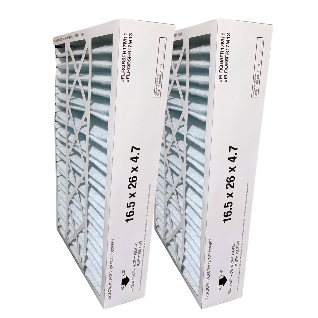 Trane FLRQB5FR17M11 16.7x26x4.7 MERV 11 Air Filter 2 Pack - Compatible with Atomic, Perfect for HVAC Systems and Home Air Purification
