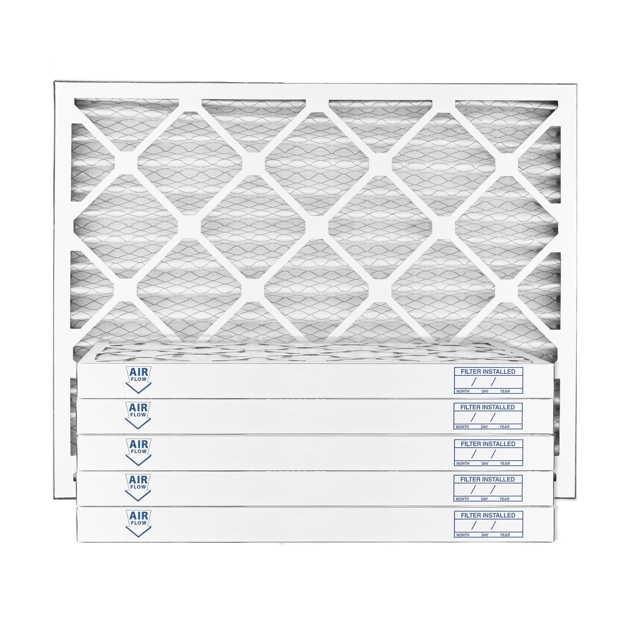 28x30x2 MERV 8 Pleated Air Filter - 6 Pack | Made in USA | Fits AC & Furnace Systems | Improves Indoor Air Quality for Homes & Offices