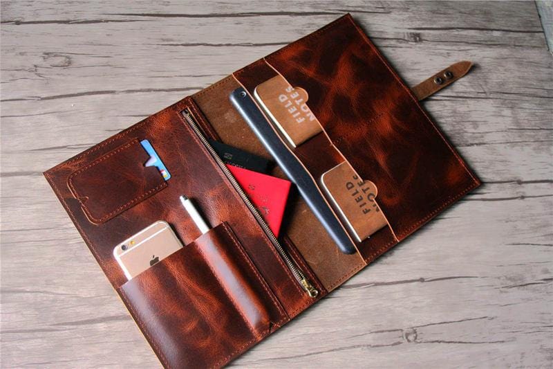 Premium Genuine Leather 14 Inch Laptop Sleeve for Lenovo - Protective Case for Yoga, ThinkPad, IdeaPad - Perfect for Work, Travel & School Accessories