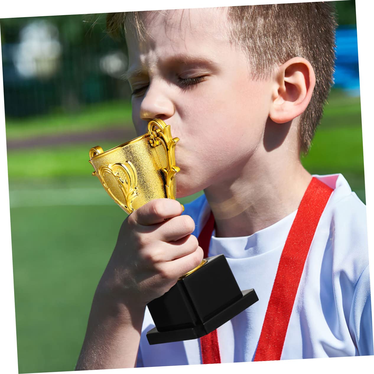 GOOHOCHY 10-Pack Reusable Plastic Trophy Reward Toys - Basketball Themed Classroom Prizes for Kids | Perfect for School Awards, Sports Incentives & Children's Party Favors