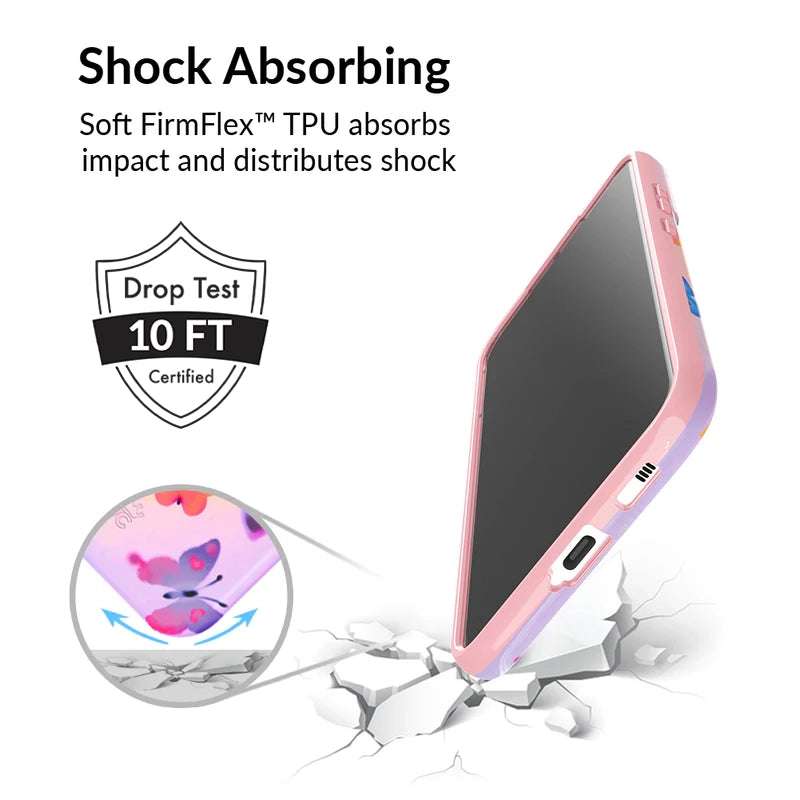 Aura Butterfly Samsung Phone Case - Premium Protective Cover for Samsung Galaxy Series | Perfect for Everyday Use, Travel & Style