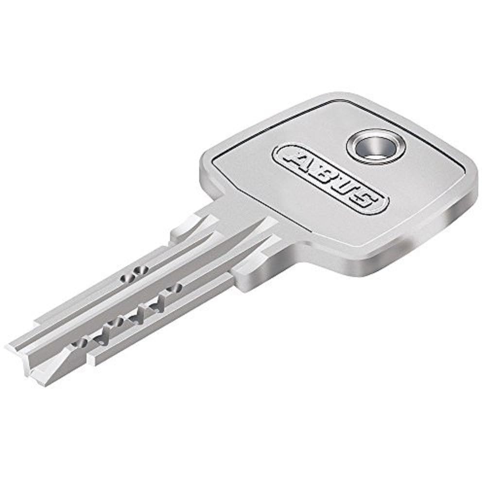ABUS 532993 7030 Silver Rim Lock with Door Guard - High Security Door Lock for Home, Office & Apartment - Easy Installation & Durable Protection
