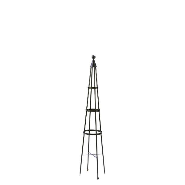Achla Designs Obelisk Garden Trellis - Obl 01 & Obl 02 - Metal Plant Support for Climbing Flowers, Vines, and Vegetables | Perfect for Outdoor Gardens, Patios, and Backyard Landscaping