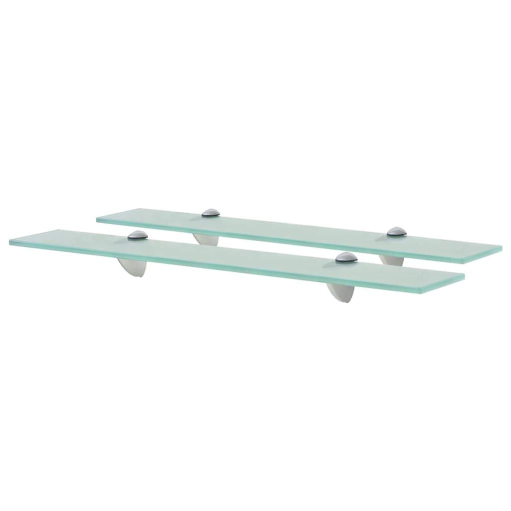2-Pack Floating Glass Shelves Set (2.6