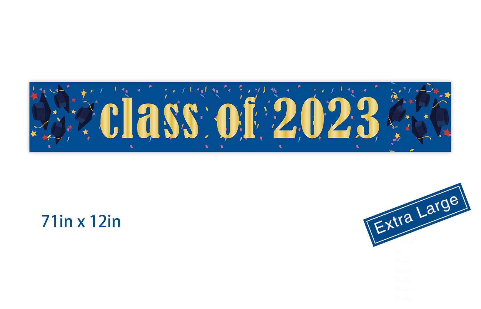 2022 Graduation Table Runner - Decorative Tablecloth for Graduation Party Decorations & Celebrations - Perfect for Commencement Ceremonies, Banquets, and Photo Backdrops