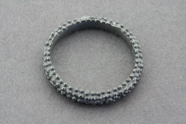 Fine Organic Band Sterling Silver Ring - Elegant & Hypoallergenic Jewelry for Women - Perfect for Weddings, Anniversaries & Everyday Wear