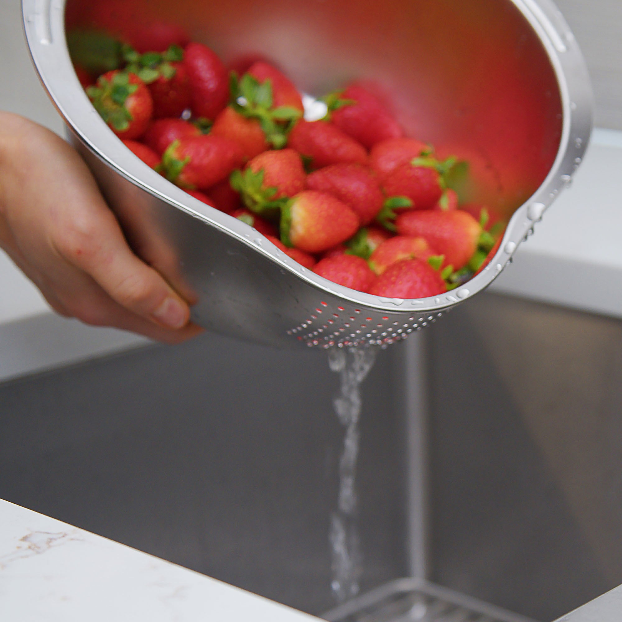 Premium Rice Washer, Colander & Strainer Set - Durable Kitchen Tool for Washing Rice, Pasta & Vegetables | Perfect for Cooking, Meal Prep & Healthy Eating