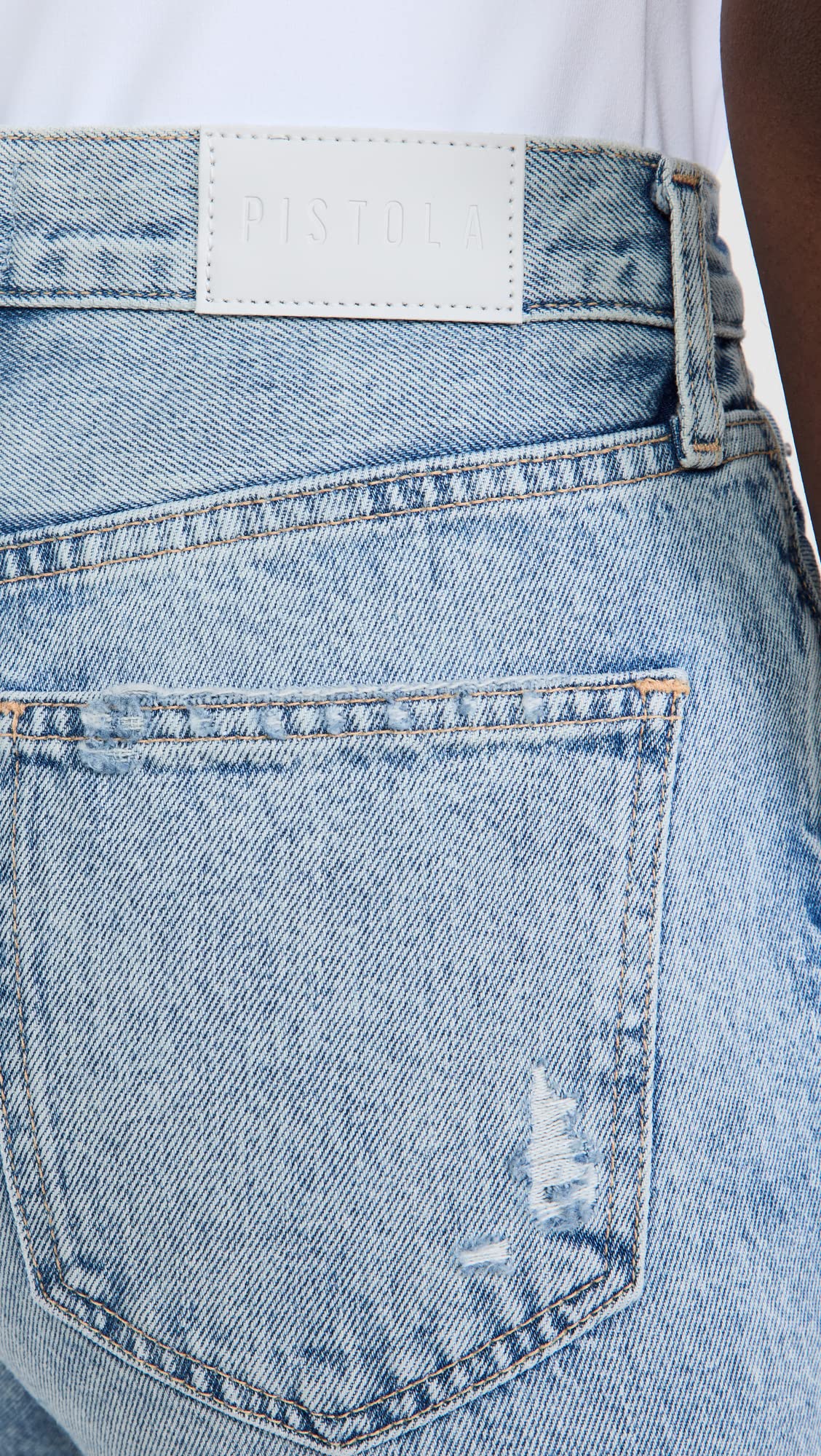 Women's Cassie Crop Jeans - High Waisted Denim Pants for Casual Wear & Street Style Outfits | Pistola Denim