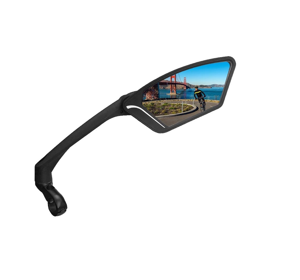 MEACHOW Scratch-Resistant Glass Bike Mirror - Rotatable Handlebar Rearview Mirror for Safe Cycling (ME-010) | Perfect for Road Bikes, Mountain Bikes & Commuting