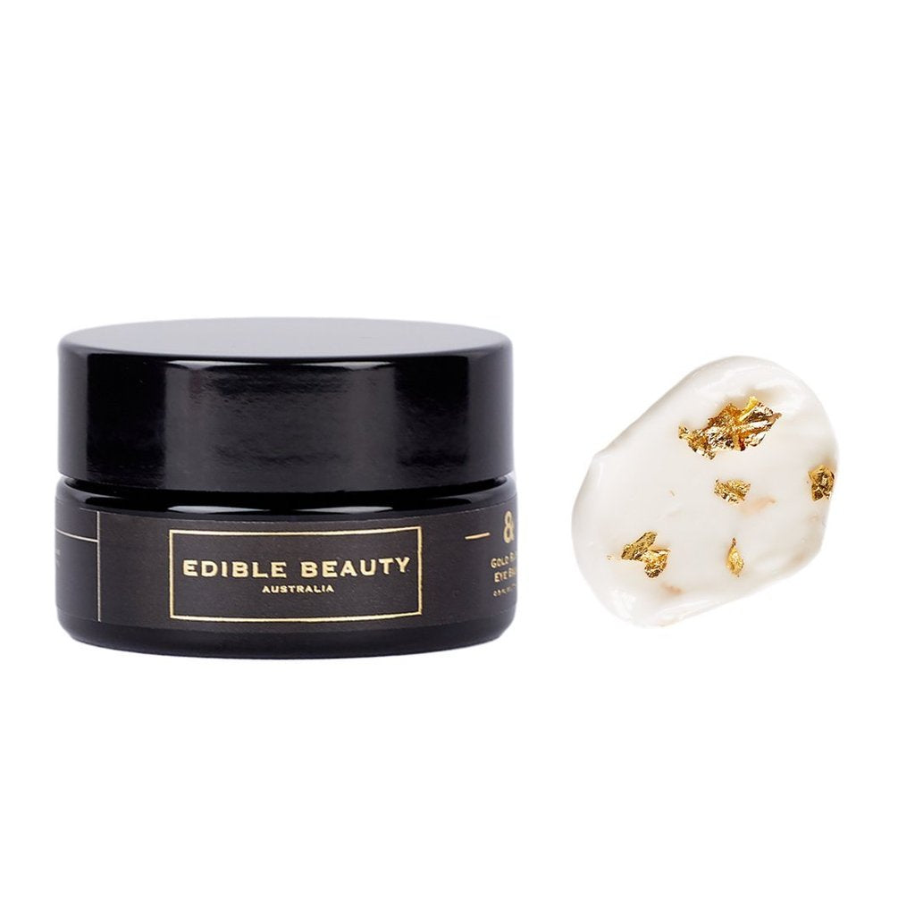 Edible Beauty Australia Gold Rush Eye Balm - Hydrating & Anti-Aging Eye Cream for Dark Circles & Puffiness | Perfect for Night Routine & Travel Skincare