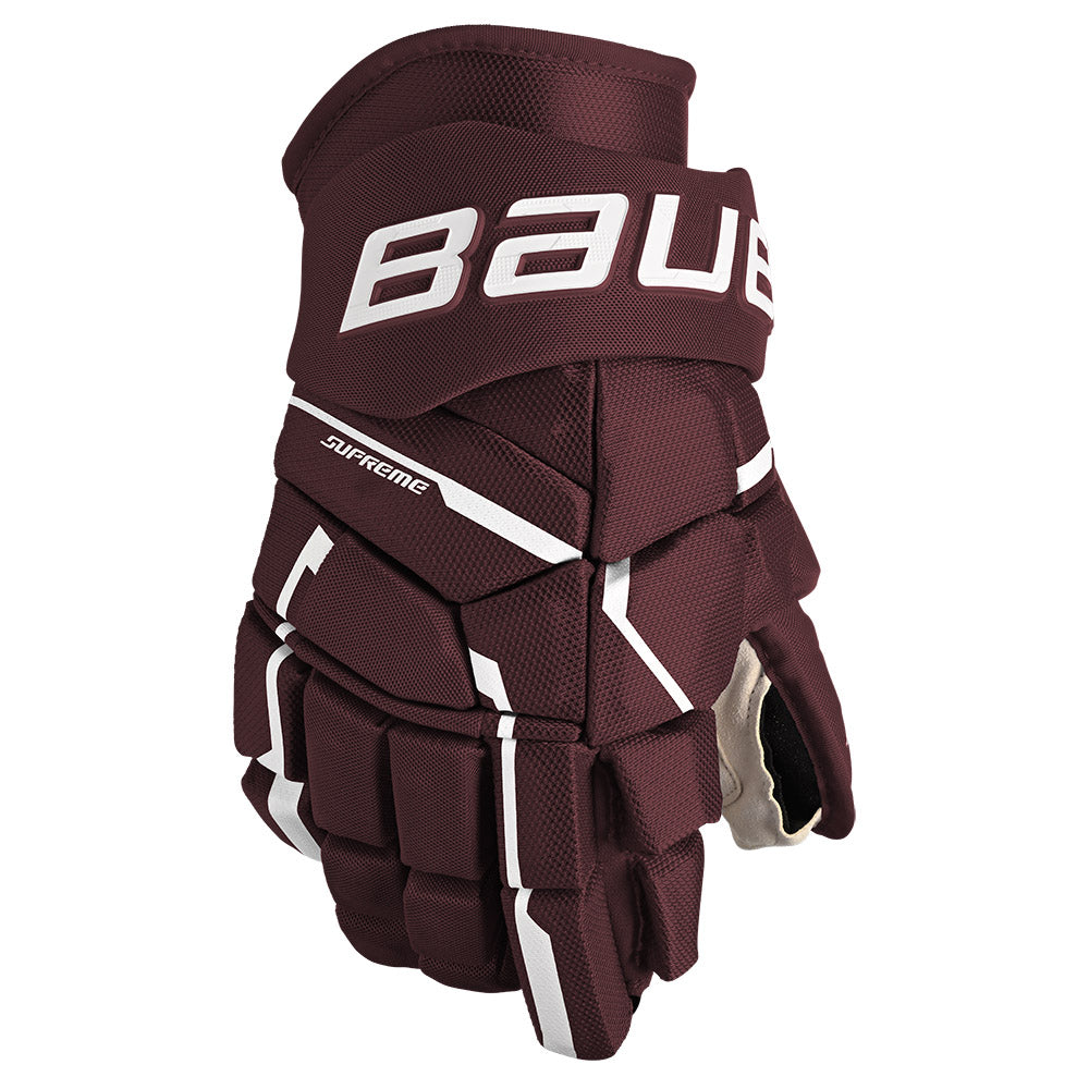 Bauer Supreme M5 Pro Intermediate Ice Hockey Gloves - Youth & Adult Hockey Gear for Practice & Games - Durable Protection & Comfort for Skaters