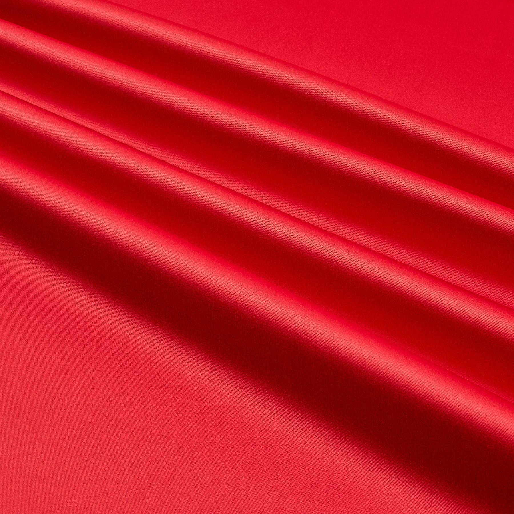 Stretch L'Amour Satin Red Fabric by the Yard - Premium Stretchy Satin Material for Dresses, Lingerie & DIY Sewing Projects | Perfect for Evening Gowns, Bridal Wear & Home Decor