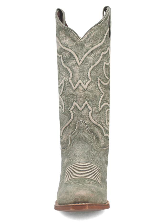 Laredo 52199 Women's REVA Leather Boots - Green | Comfortable & Stylish Western Boots for Cowgirls, Rodeo, and Everyday Wear