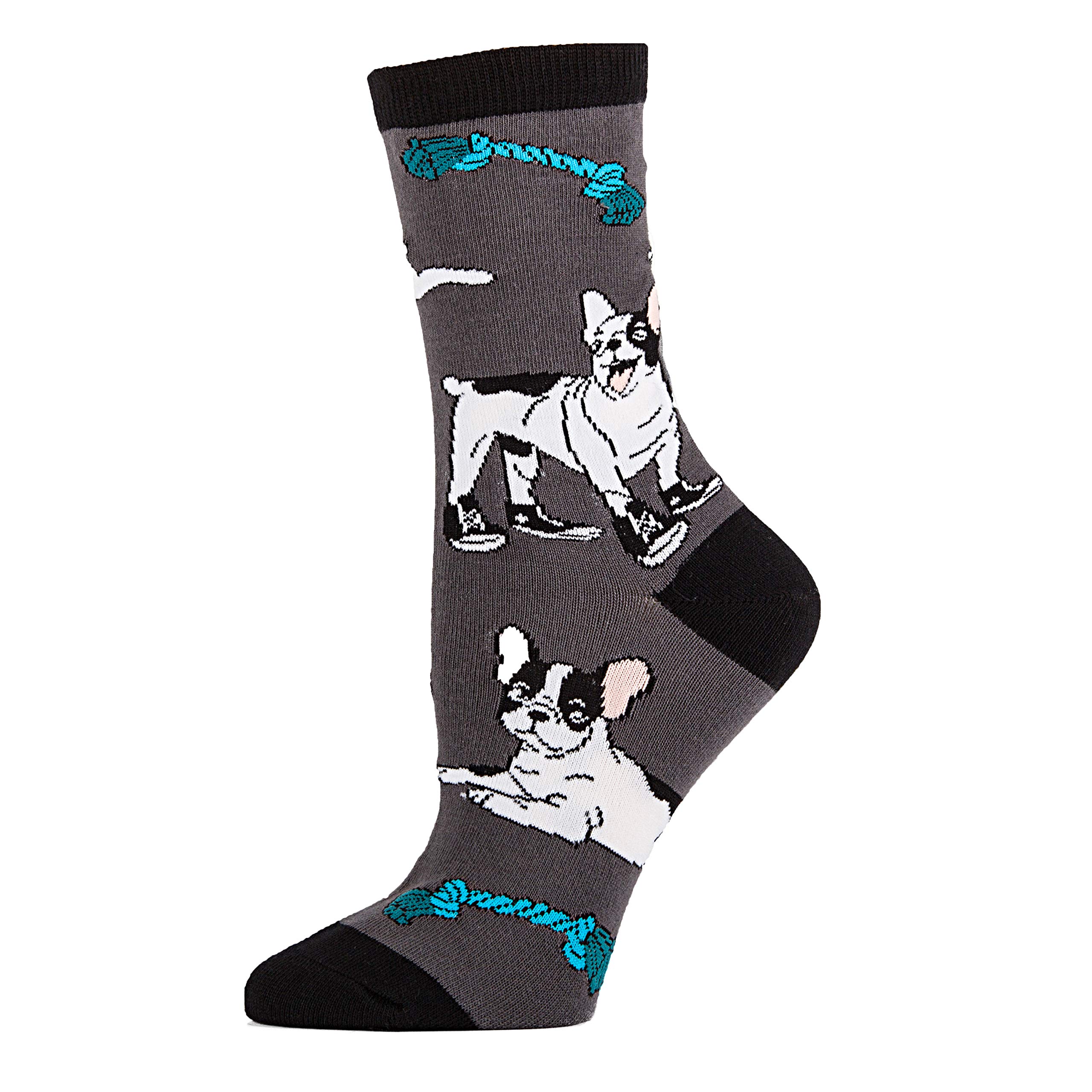 Funny Animal Crew Socks for Women - Novelty Dog Lover Gifts, Fits Women's Shoe Size 5-10 | Perfect for Casual Wear, Costume Parties & Gift Giving