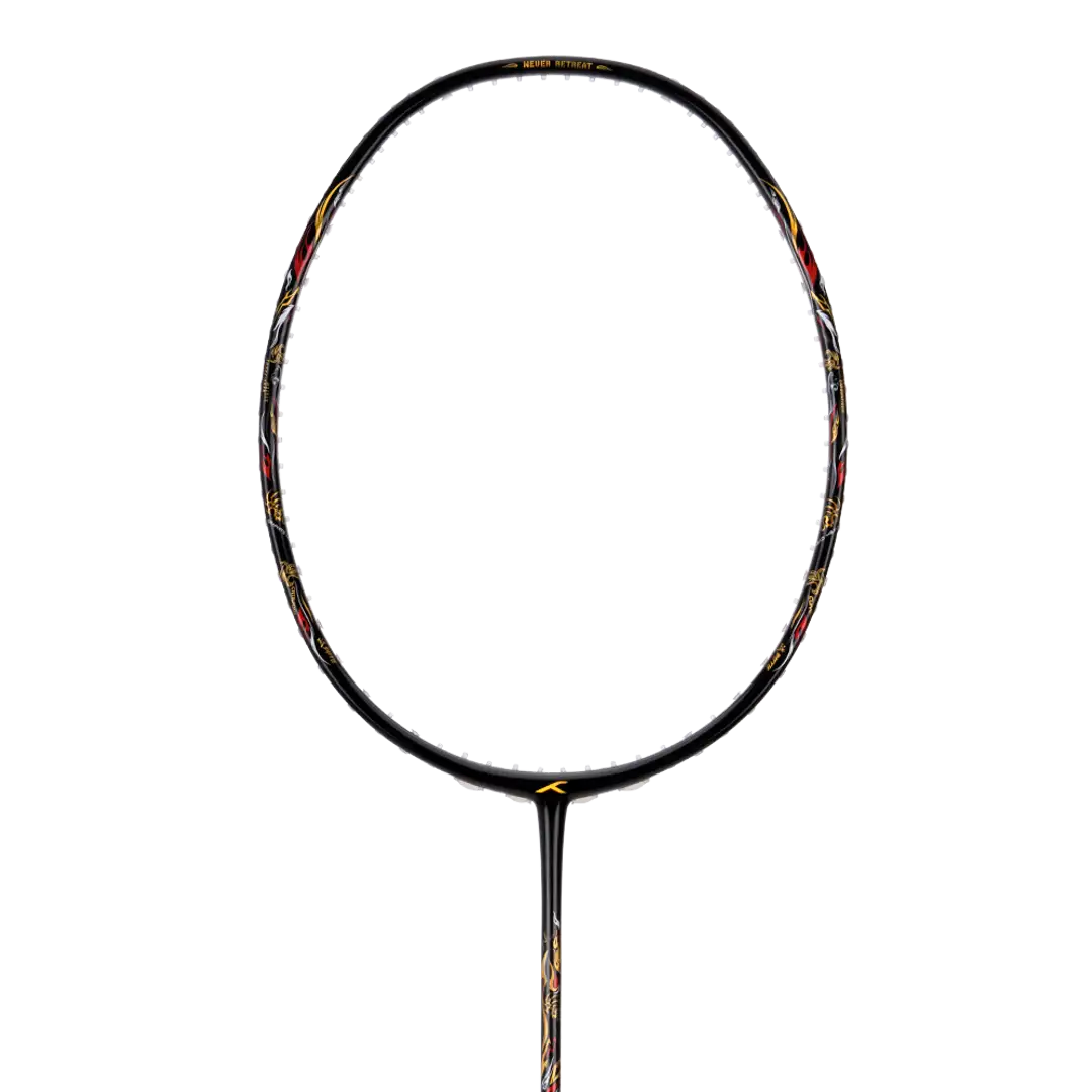 HNDRD Battle 900 Professional Badminton Racket - Lightweight Carbon Fiber Shuttlecock Racket for Advanced Players - Perfect for Tournaments, Training & Outdoor Games