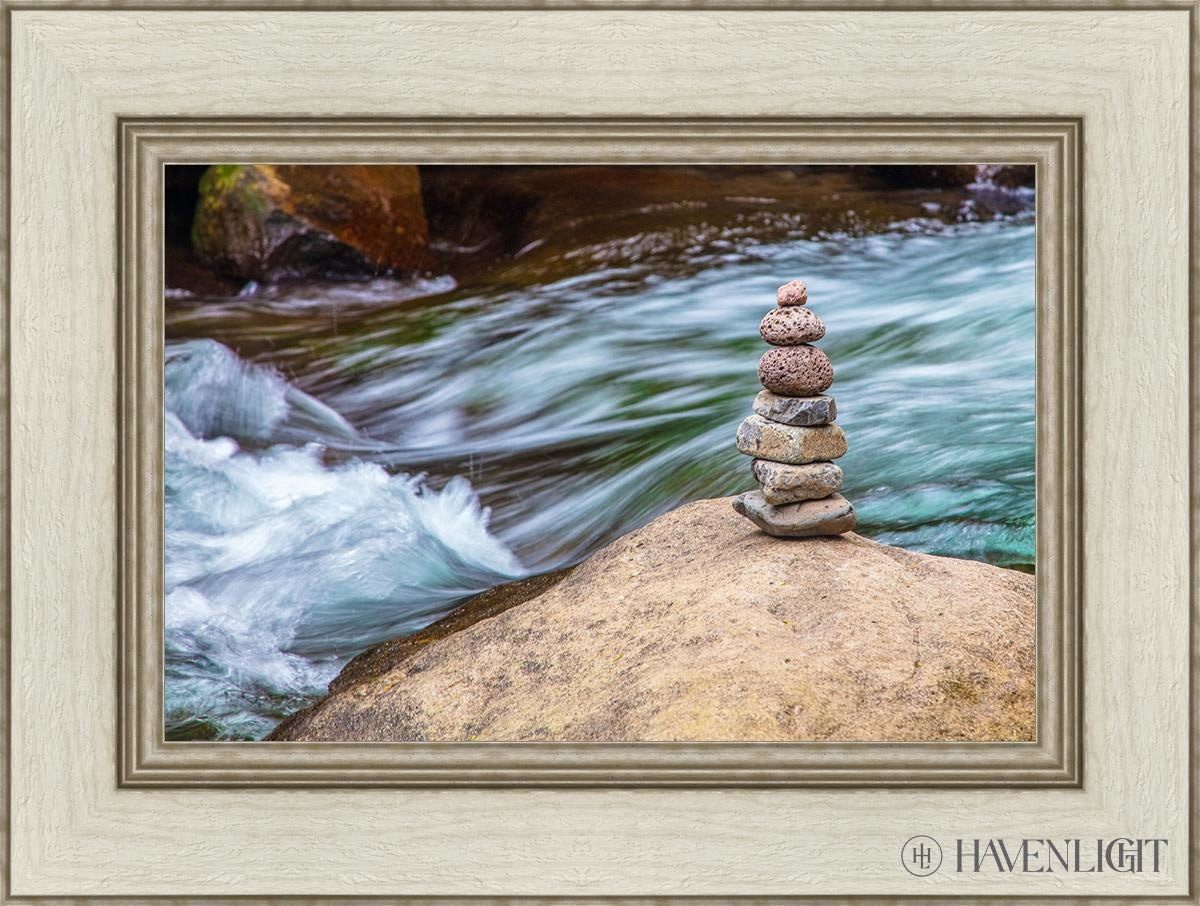 Cairn Meditation Stones - Natural Balancing Stones for Mindfulness, Stress Relief & Yoga - Perfect for Home, Office & Outdoor Meditation Practice