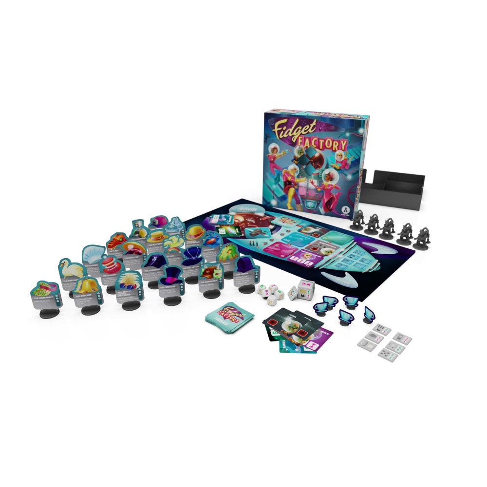 Antsy Labs Fidget Factory Deluxe Edition Cooperative Board Game - Fun Family Game Night & Stress Relief Activity for Kids & Adults