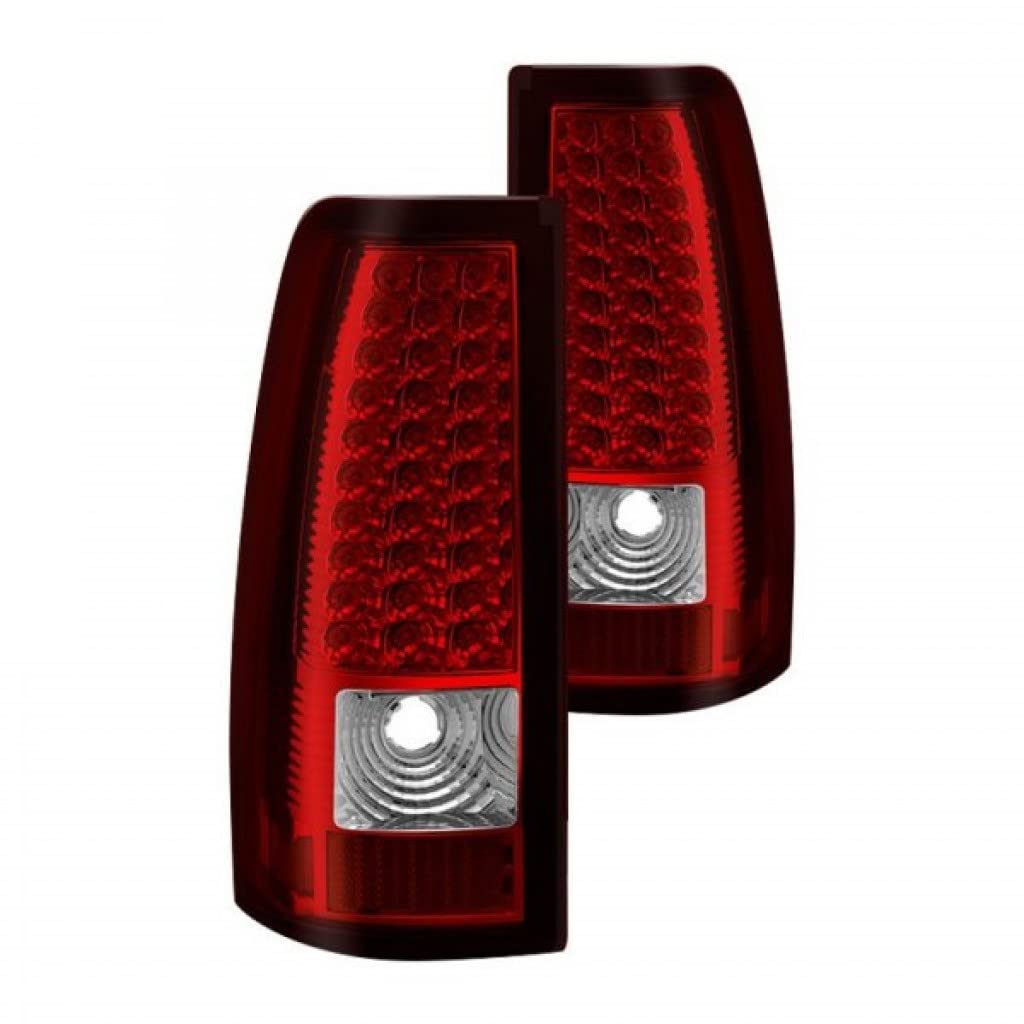 Xtune LED Tail Lights for Chevy Silverado 1500/2500/3500 (1999-2002) - Pair with Sequential Turn Signals | ALT-ON-CS99-LED-RC | 5008831 | Upgrade Your Truck's Style & Safety for Night Driving
