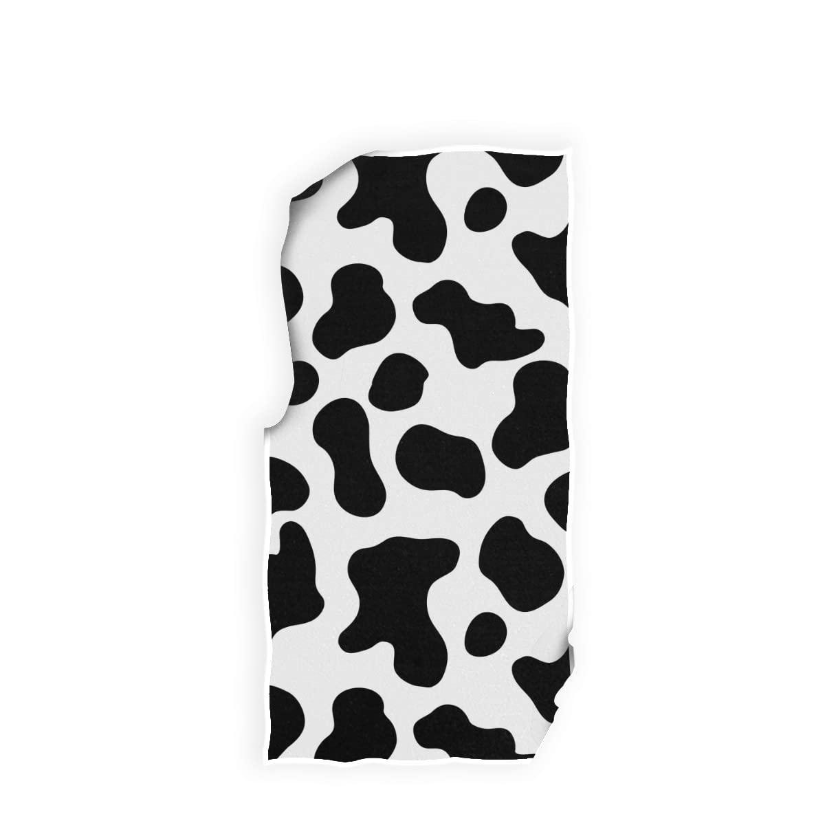 Wamika Cute Cow Print Hand Towel & Bath Towel Set - Rustic Farmhouse Style Highly Absorbent Kitchen, Bathroom & Gym Towels - Perfect for Country Home Decor, Spa Day & Workout Essentials