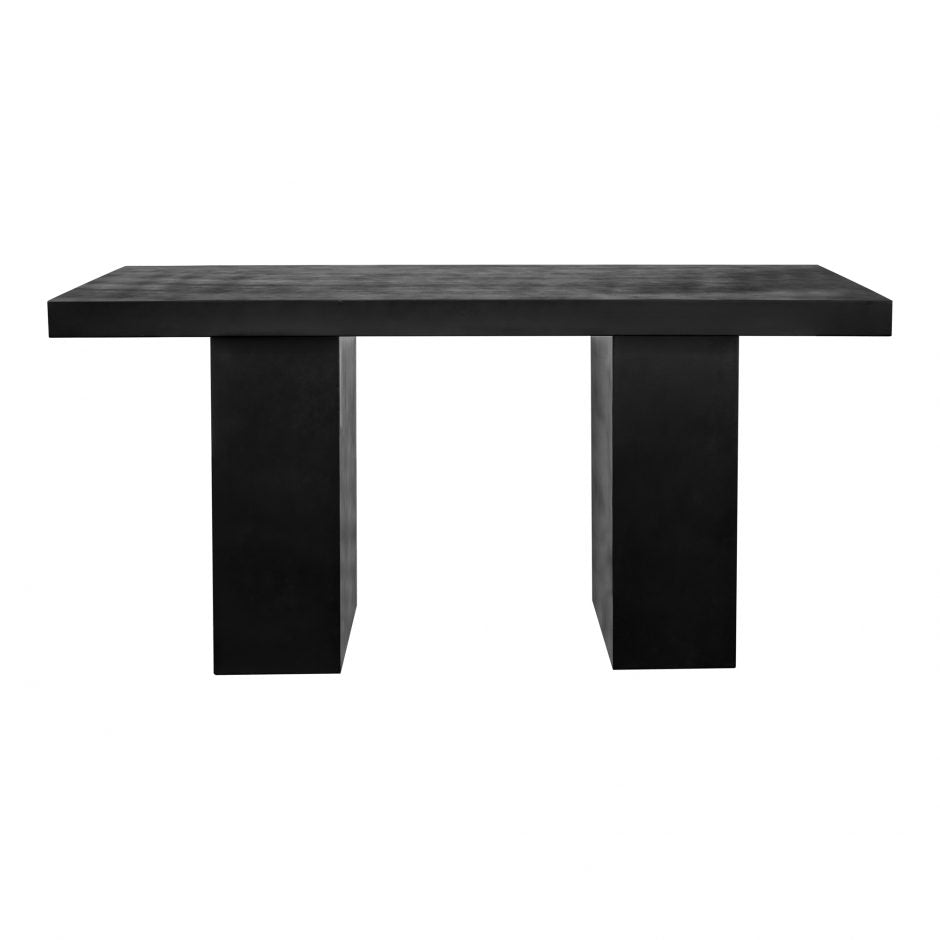 Aurelius Modern Black Dining Table - Elegant & Durable for Kitchen, Dining Room & Restaurant | Perfect for Family Gatherings & Dinner Parties