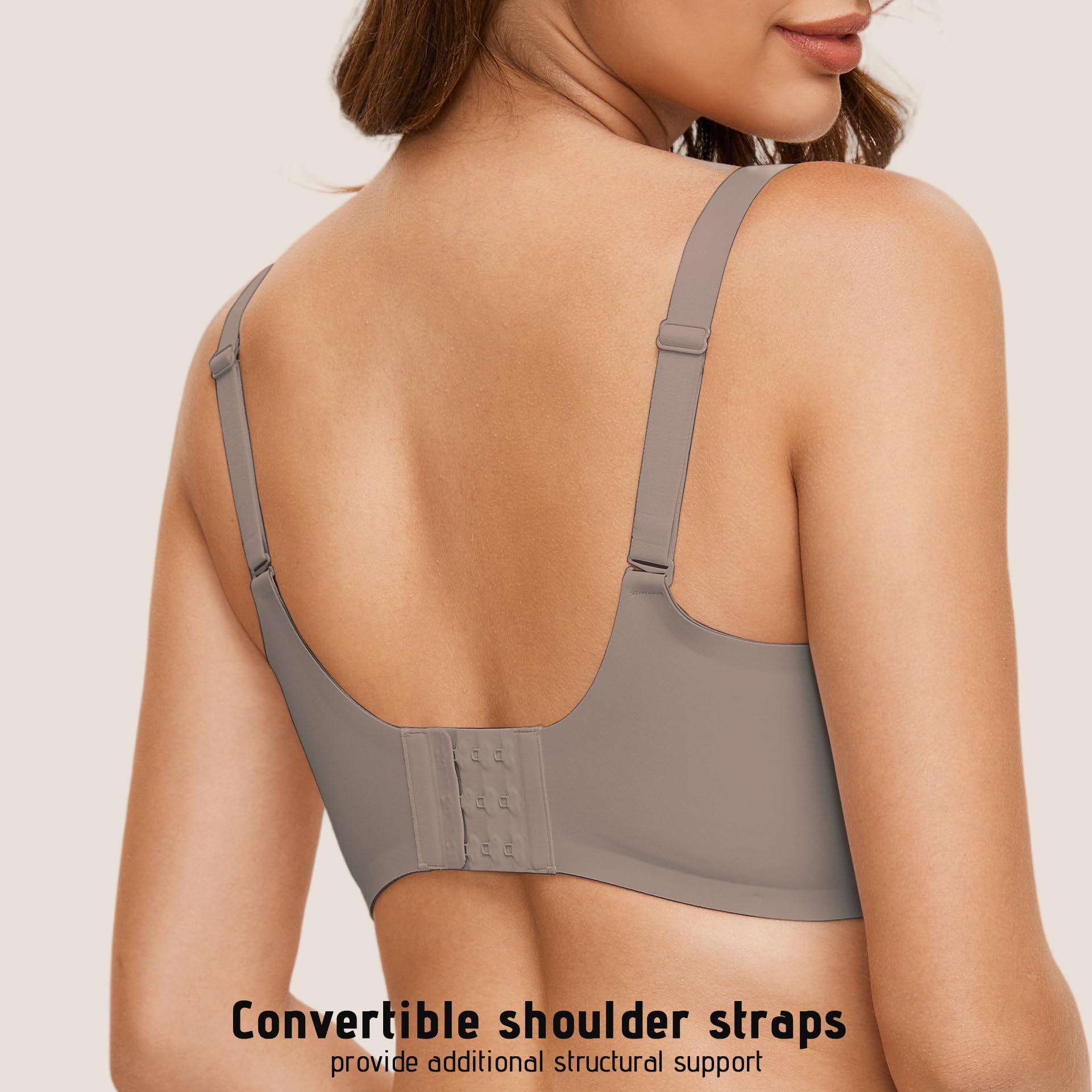 Wireless Scalloped Bralette for Women - Comfortable Support Lace Bra - Perfect for Everyday Wear, Yoga & Lounge