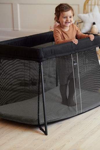 BabyBjorn Travel Crib Light - Portable & Lightweight Baby Playpen with Fitted Sheet - Perfect for Travel, Home & Outdoor Use