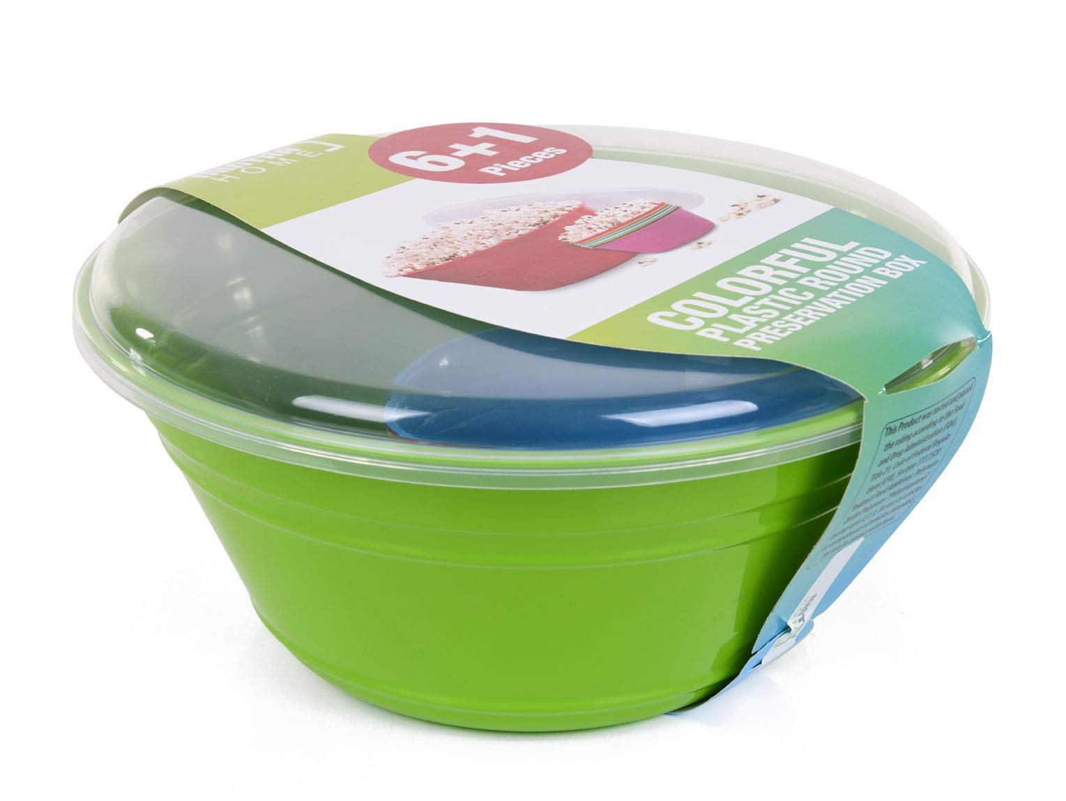 Mintra Home Snack Bowls Set - 4-Piece Green Popcorn Bowls for Chips, Nuts & Party Snacks - Perfect for Movie Nights, Game Days & Family Gatherings