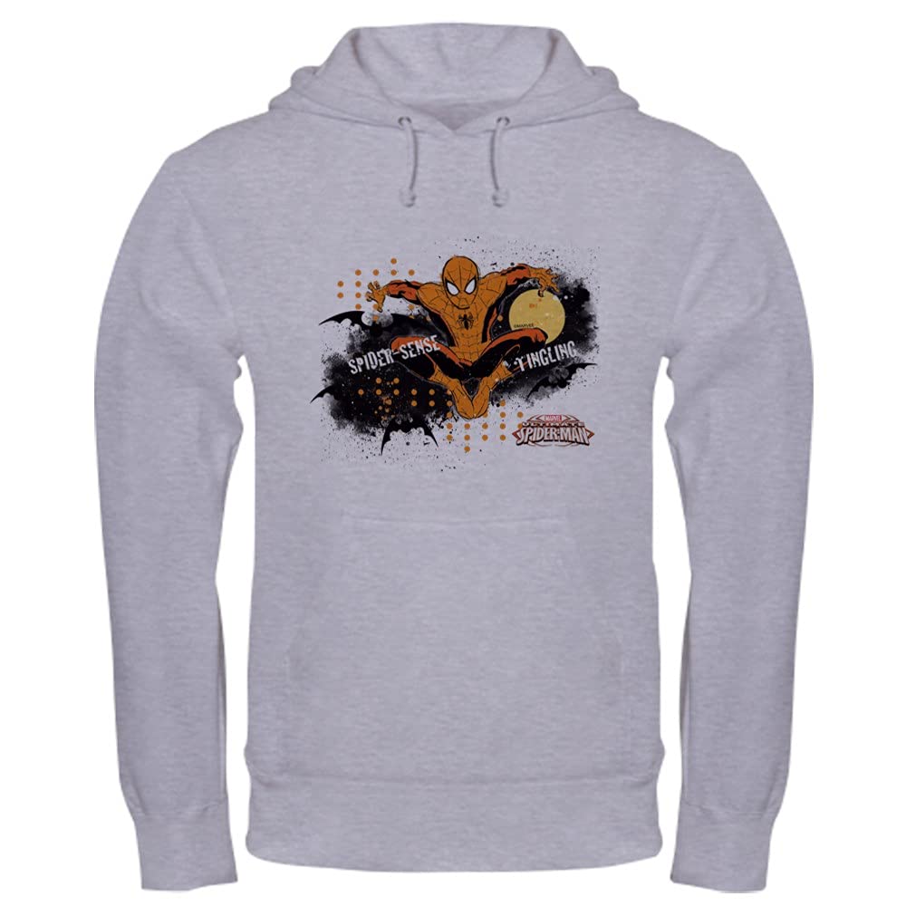 Spider-Man Hooded Sweatshirt | Marvel Superhero Graphic Pullover | Unisex Casual Wear for Fans & Cosplay | Perfect for Halloween, Comic Con & Everyday Fashion