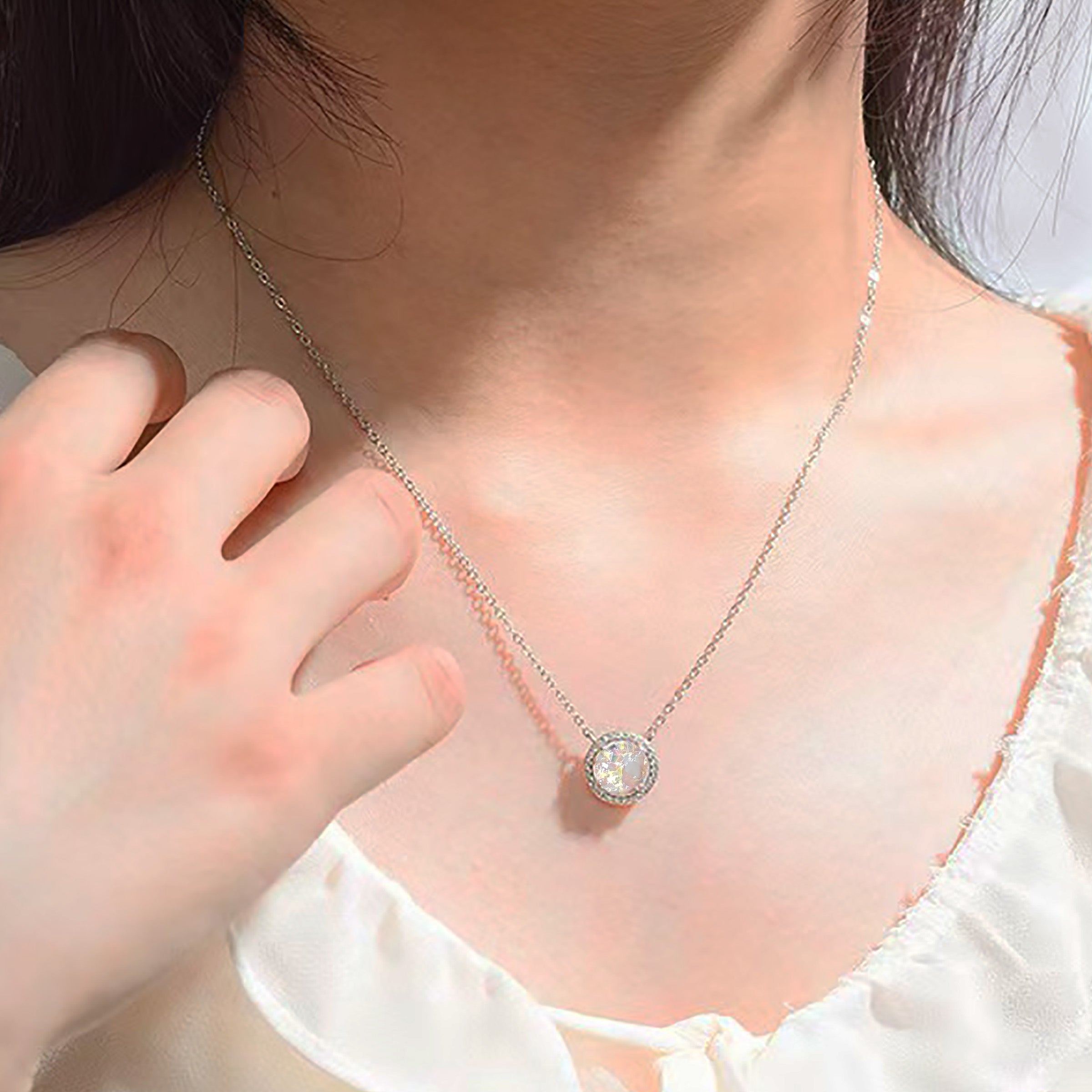 Eternal Glow Memorial Ashes Necklace - Beautiful Cremation Jewelry for Loved Ones | Perfect for Remembrance, Memorial Gifts & Keepsakes