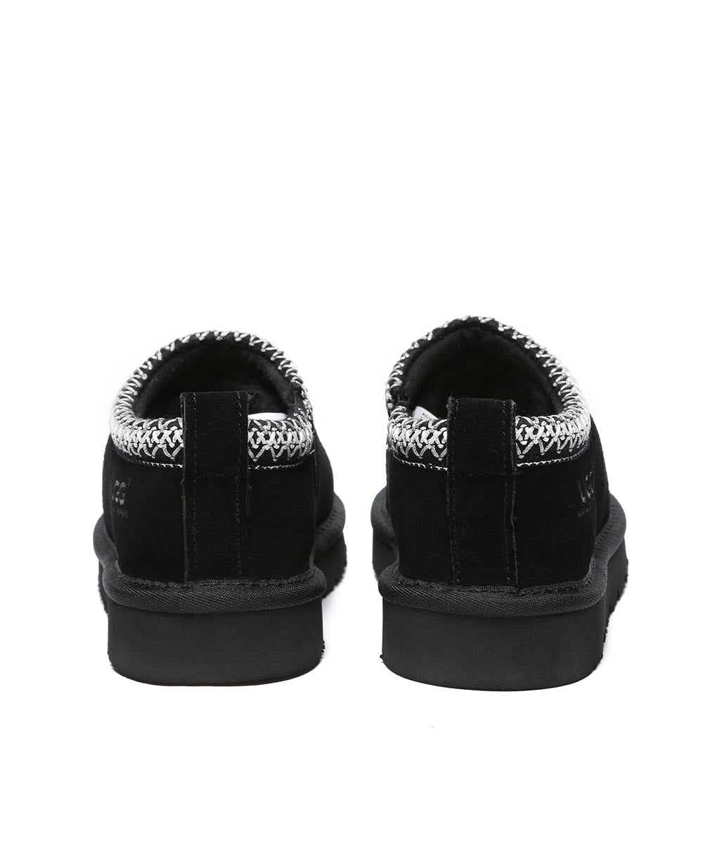 Men's UGG Tassy Moccasin Slippers - Genuine Sheepskin Indoor/Outdoor House Shoes for Comfort & Warmth - Perfect for Winter, Lounge, and Casual Wear
