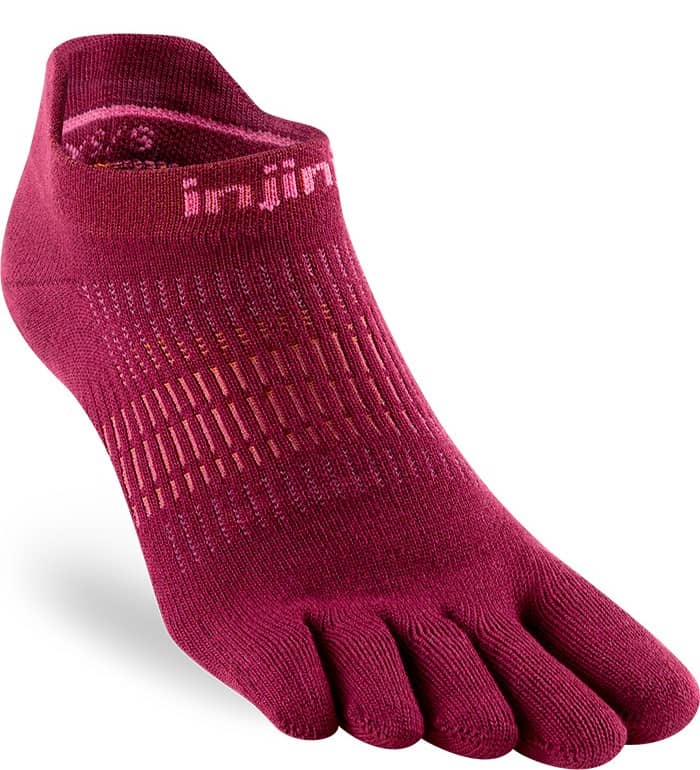 Injinji Run Lightweight No-Show Toe Socks for Women - Breathable & Comfortable Running Socks for Marathon, Gym & Outdoor Activities